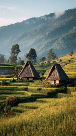 Rice fields on terraced of Mu Cang Chai, YenBai, Vietnam