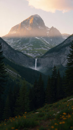 Glacier National Park, Montana, United States of America.の写真素材