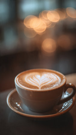 Coffee cup in coffee shop - vintage effect style pictures.の写真素材