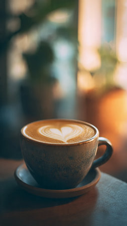 Coffee cup in coffee shop - vintage effect style pictures.の写真素材