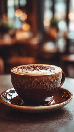 Coffee cup on table in coffee shop - Vintage effect style picturesの写真素材