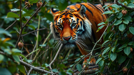 Sumatran tigerの写真素材
