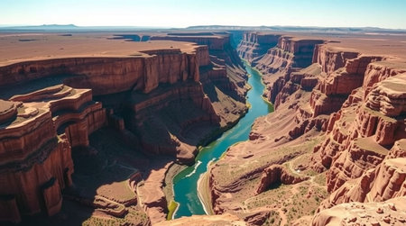 Horseshoe Bend in Utah, USAの写真素材
