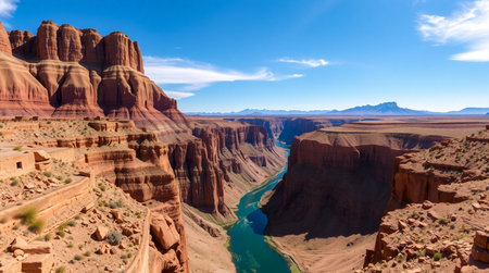 Horseshoe Bend in Glen Canyon National Recreation Area, USAの写真素材