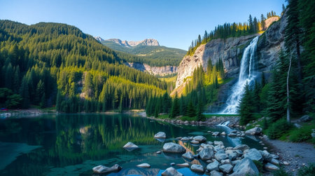 Yosemite National Park, California, United States of America.の写真素材