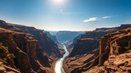 The Grand Canyon National Park in Arizona, United States of America.の写真素材