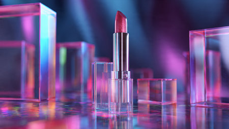 Stormy sea with storm clouds and lighthouse. Panoramic viewの写真素材