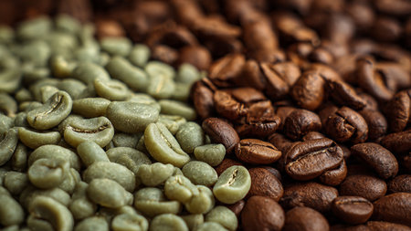 Coffee beans background. Coffee beans background. Coffee beans backgroundの写真素材