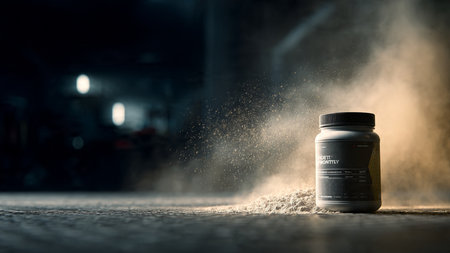 Pills for sports nutrition. Sports nutrition concept. 3d renderingの写真素材