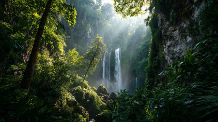 Tad Mok waterfall in Khao Yai National Park, Thailand