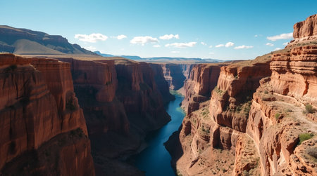 Panoramic view of Horseshoe Bend, Arizona, USAの写真素材