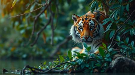 Portrait of Sumatran tiger