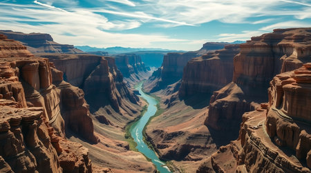 Hiking on the Colorado River in Canyonlands National Park, Utah, USAの写真素材