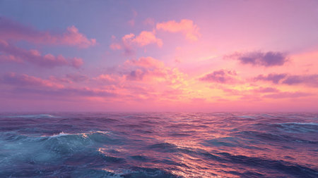 Mist flows upward with subtle blue hues blending into the canopy.の写真素材