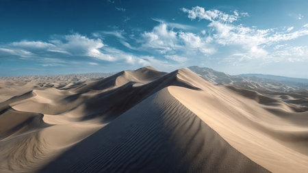 Night sky view with stars above mountainsの写真素材