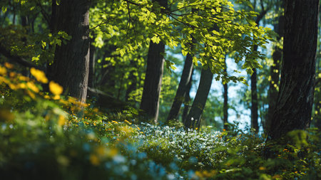 Textured fernsの写真素材