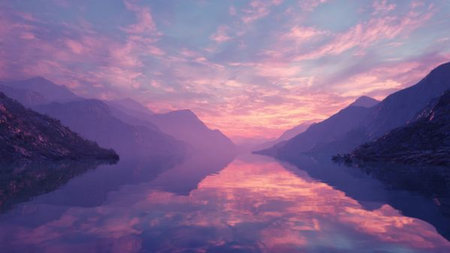 A coastal viewpoint overlooking calm, glassy water.