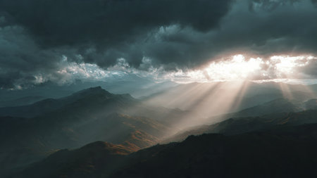 A quiet fishing village beside calm blue waters.の写真素材
