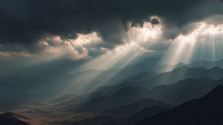 A lush rice field sparkling under sunlight.の写真素材
