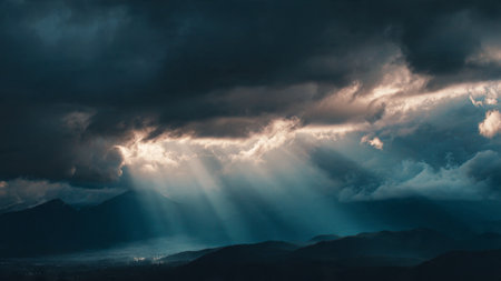 Waves sparkling under the bright midday sun.の写真素材