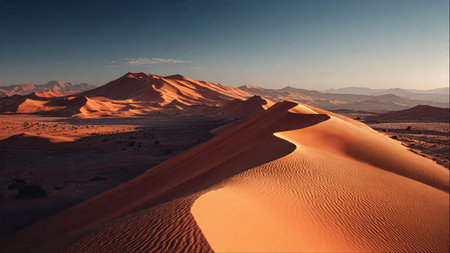 A vibrant coral shore glowing beneath shallow waves.の写真素材