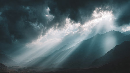 A hidden grotto sparkling with turquoise reflections.の写真素材