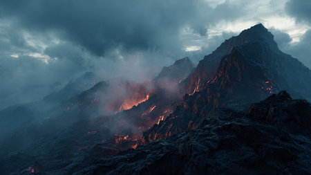 Crystal-clear turquoise water flowing gently through a lush green forest.の写真素材