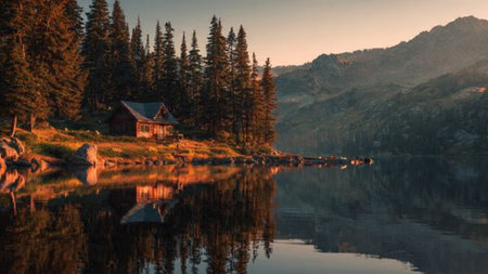 Bold brush textures add life to the vibrant jungle setting.の写真素材