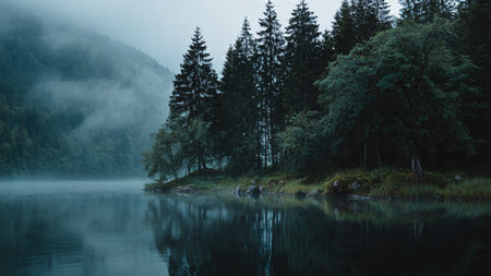 Paint splashes form the waterfallの写真素材