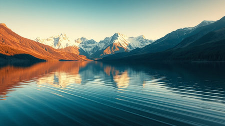 A strong turquoise flow contrasts with the chaotic leafy brushwork at the top.の写真素材