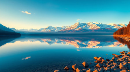 The lower moss glows with moisture, contrasting the bright cool tones of the falling water.の写真素材