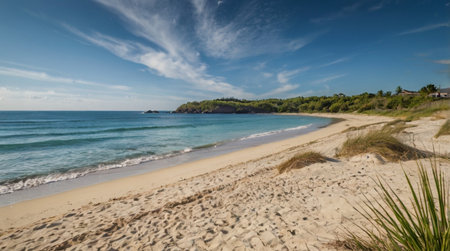The canopy feels alive with shifting greens illuminated by glimpses of blue sky.の写真素材