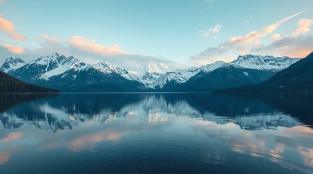 Thick moss textures cover the stones while cool water strokes pull the eye upward.の写真素材