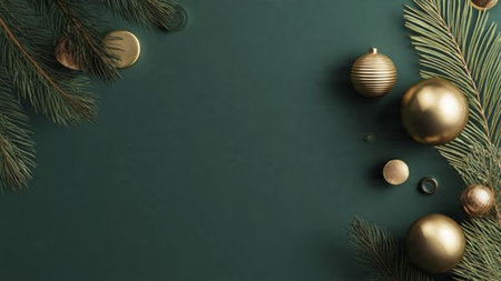 A cozy living area with beige walls, a mockup frame, floor-to-ceiling bookshelves, toys, and a golden glowing tree.の写真素材