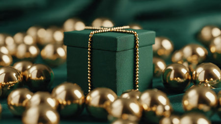 A brilliant collage of blues and greens depicts a vertical jungle cascade framed by ferns, water mist, and a luminous forest canopy.の写真素材