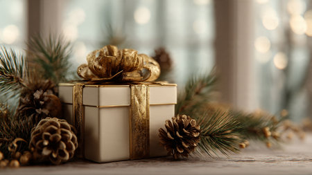 Rocks beneath the moss show warm, earthy depth.の写真素材