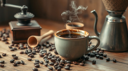 A soft pastel sky above calm rolling waves.の写真素材