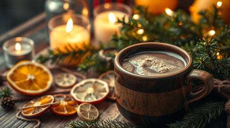 A warm tropical afternoon with vibrant blue skies.の写真素材