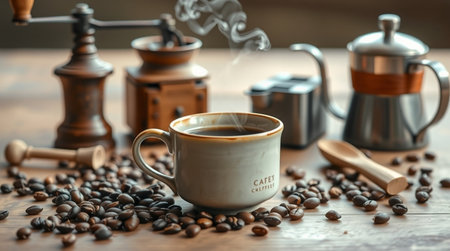 A tranquil bay protected by tall jagged cliffs.の写真素材