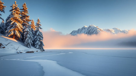 Tall grass swaying softly in a warm summer breeze.の写真素材