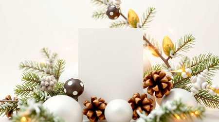 A forest canopy with sunlight streaming through tall ancient trees.の写真素材