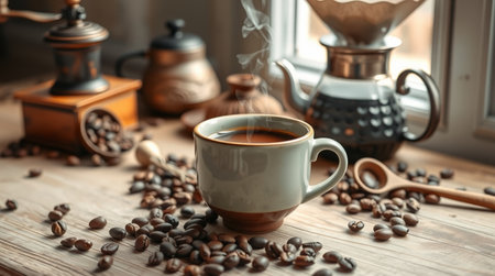 Layers of mountains fading gently into the horizon.の写真素材