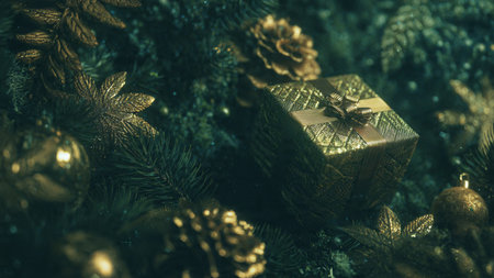 A vertical column of cascading water links the lush moss below to the luminous jungle canopy above.の写真素材