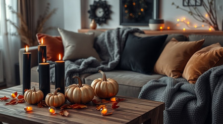 Moss textures appear dense and lush as the waterfall flows delicately upward.の写真素材