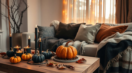 The canopy shines in layered greens, as soft vapor climbs from the waterfallの写真素材