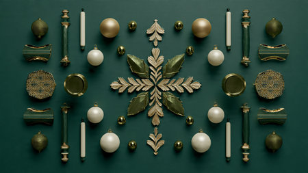 Broad strokes of emerald define the lower rocks, while a transparent waterfall rises into a luminous tropical treetop ceiling.の写真素材