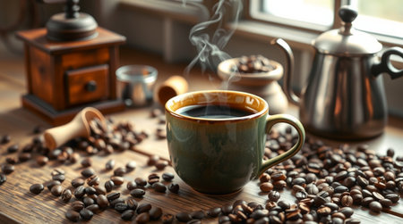 A hidden bay surrounded by tall palm trees and turquoise water.の写真素材