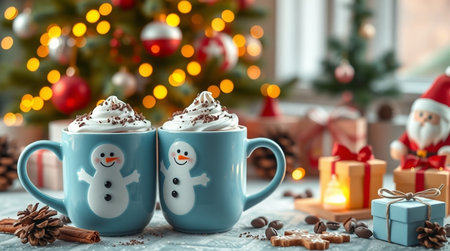 A calm wetland reflecting colorful sunset clouds.の写真素材