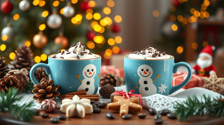 A lush rainforest dripping with morning dew.の写真素材