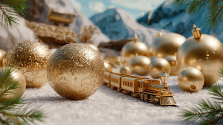 A vertical jungle landscape painted with splattered strokes shows mist climbing toward a sunlit leafy ceiling.の写真素材